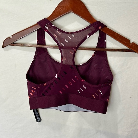 Women's Burgundy Sports Bra size XS - Picture 3 of 4